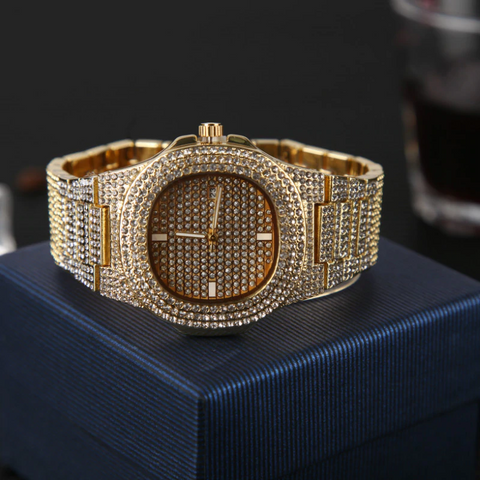 Image of Luxury Hip Hop Diamond Set with Basketball Pendant Necklace