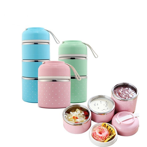 Image of Leak-Proof Stainless Steel Thermal Lunch Box