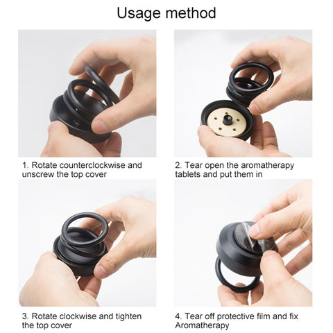 Image of Double Ring Rotating Car Freshener