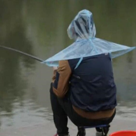 Image of Umbrella Raincoat - Foldable Hands Free Magic Umbrella