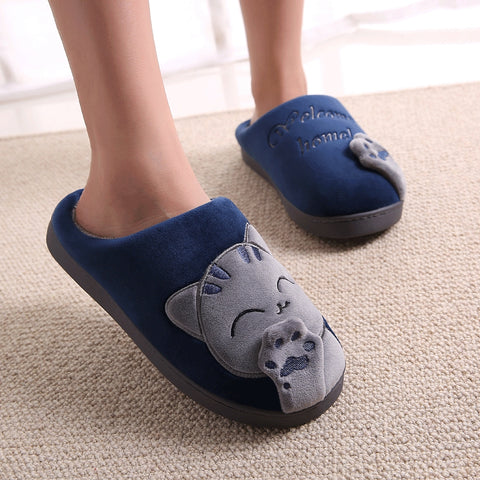 Image of CUTE COZY CAT PAW SLIPPERS