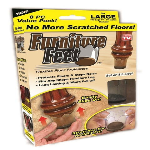 Image of Furniture Feet Protector Pads - 8 Pack