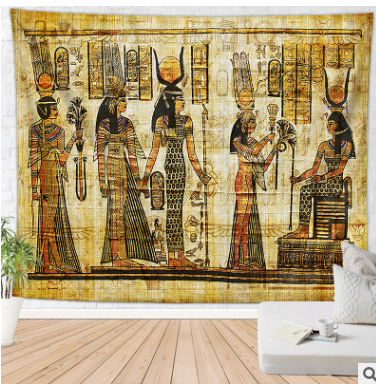 Image of Abstract Art Tapestry Egypt Style