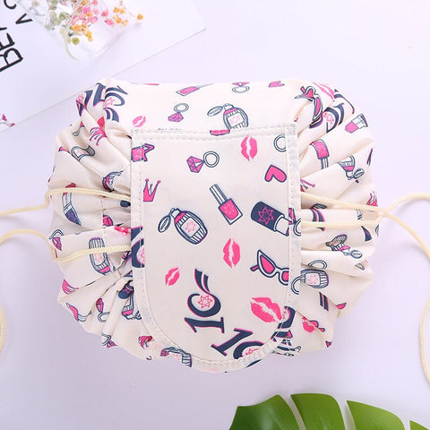 Image of Cosmetic Bag Professional Drawstring Makeup Case