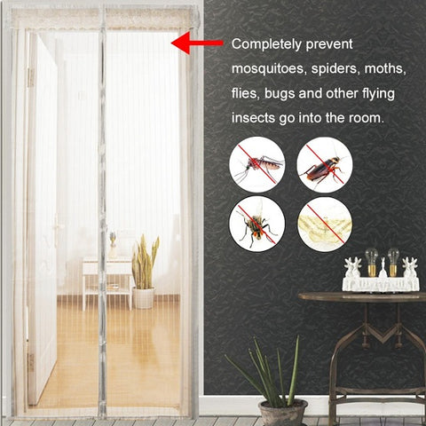 Image of Anti Insect Curtains - Magnetic Mesh Net with Automatic Closing