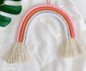 Kids Room Rainbow Hanging Decoration Rainbow Wall Hanging Decor