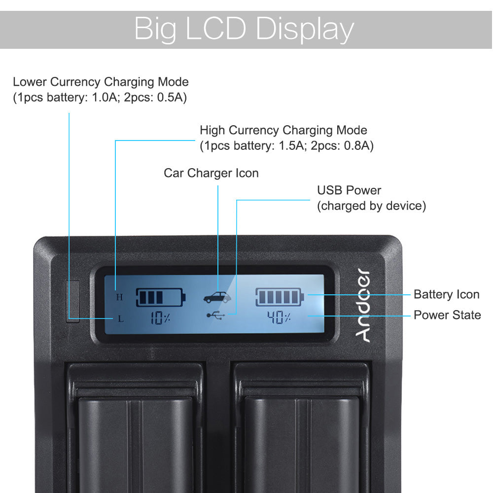 Dual Digital Battery Charger