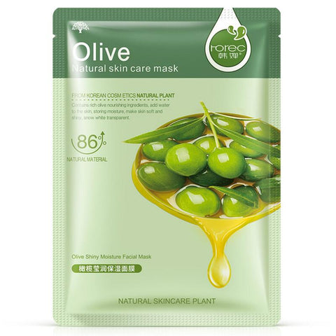 Image of HanChan Skin Care Plant Facial Mask Moisturizing Oil Control