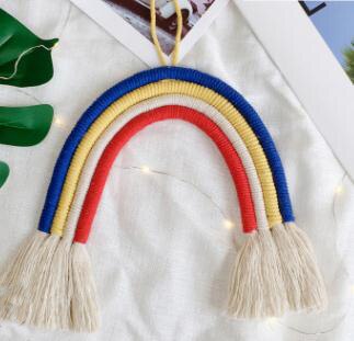 Image of Kids Room Rainbow Hanging Decoration Rainbow Wall Hanging Decor