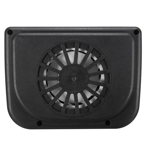 Image of Solar-powered car air ventilation fan