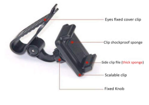 Image of Sun Visor Phone Holder