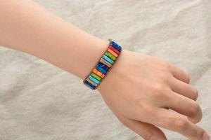 Image of Color Burst Positivity Bracelet