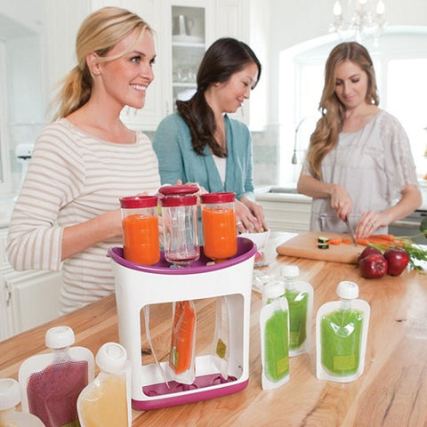 Image of DIY Baby Food Squeeze Station