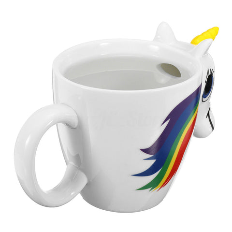 Image of Color Changing Rainbow Unicorn Mug