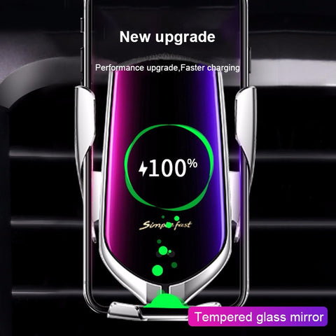 Image of 360 Rotation QI Silicone Pad Wireless Fast Car Charger Wireless Car Phone Holder