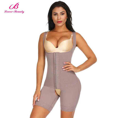 Image of Lover Beauty Women Full Body Shaper Seamless Thigh Corset Tummy Control Underbust
