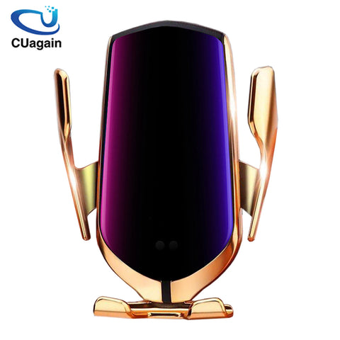 Image of 360 Rotation QI Silicone Pad Wireless Fast Car Charger Wireless Car Phone Holder