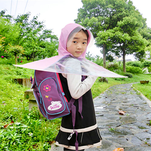 Image of Umbrella Raincoat - Foldable Hands Free Magic Umbrella