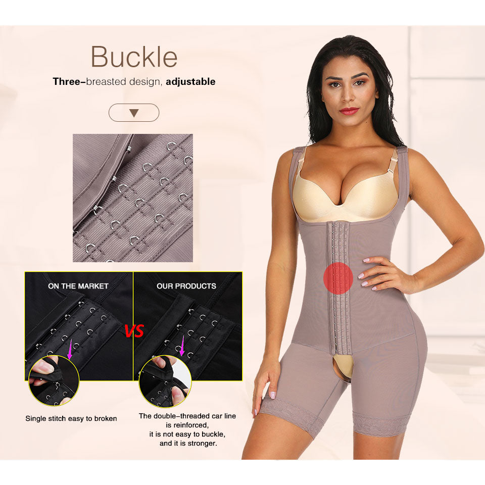 Lover Beauty Women Full Body Shaper Seamless Thigh Corset Tummy Control Underbust