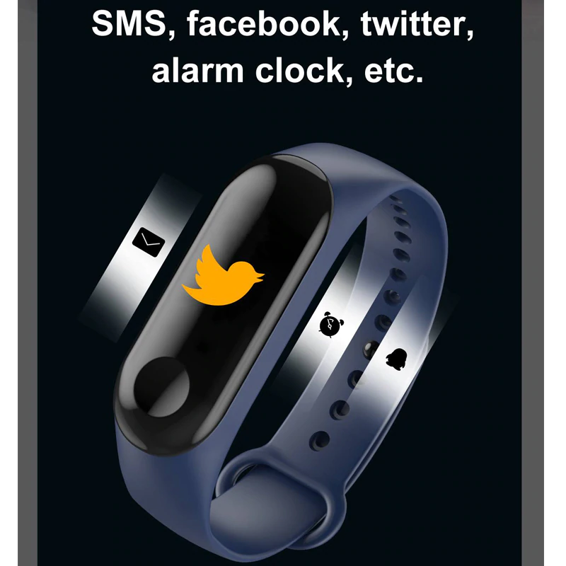 SMART FITNESS WATCH BLUETOOTH BRACELET WRISTBAND
