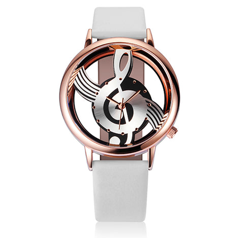 Image of Stylish Treble Clef (G Clef) Musical Watch