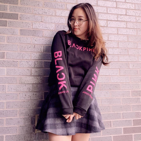 Image of BlackPink on My Sleeves Sweater