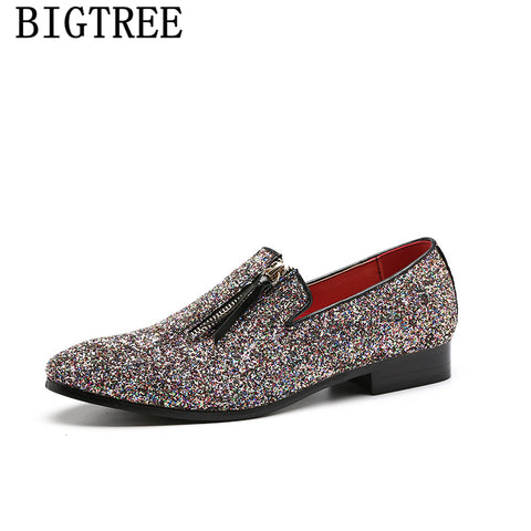Image of glitter coiffeur loafers men dress shoe