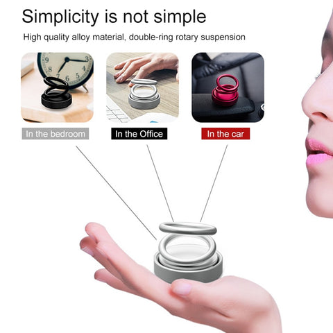 Image of Double Ring Rotating Car Freshener
