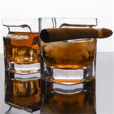 Image of Cigar Holder Wine Glass