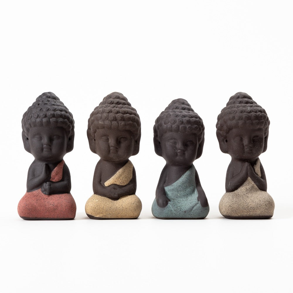 Small Buddha Charm Figurine Jewelry Display Decoration