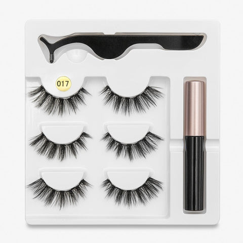 Image of Waterproof Long Lasting Magnetic Eyelash Extension & Tweezer Set