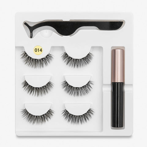 Image of Waterproof Long Lasting Magnetic Eyelash Extension & Tweezer Set