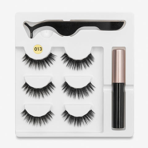Image of Waterproof Long Lasting Magnetic Eyelash Extension & Tweezer Set