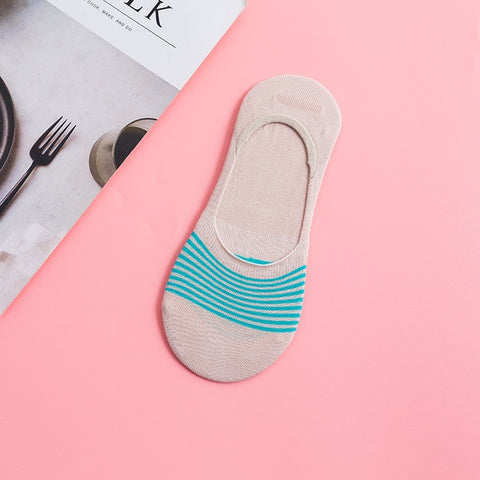 Image of New Free Shipping Women Candy Color Socks Small Animal Cartoon Short 100% Cotton Boat Socks 2 Pair Breathable Casual Funny Sock