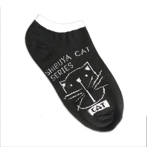 Image of New Free Shipping Women Candy Color Socks Small Animal Cartoon Short 100% Cotton Boat Socks 2 Pair Breathable Casual Funny Sock