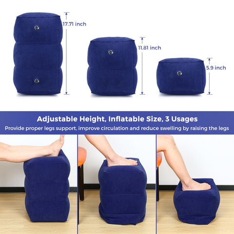 Image of Inflatable Ottoman Foot Rest