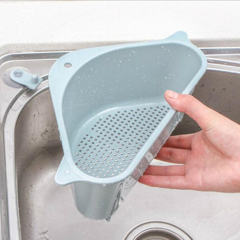 Image of Kitchen Filter-Triangular Sink Drain Shelf