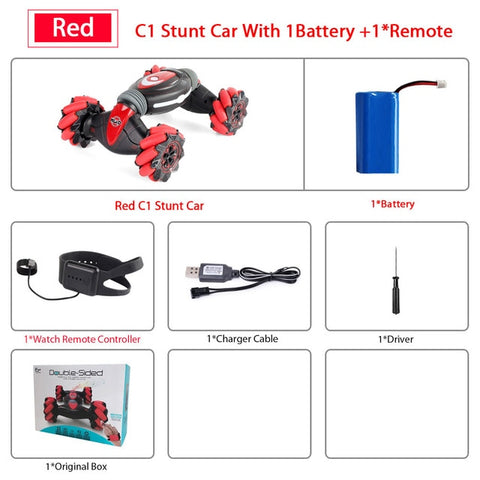Image of Remote Control Gesture Stunt Car
