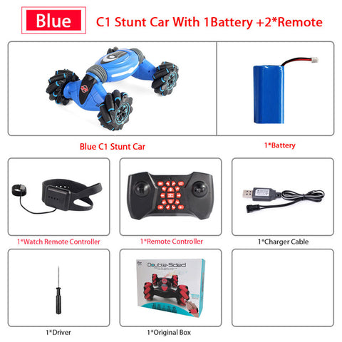 Image of Remote Control Gesture Stunt Car