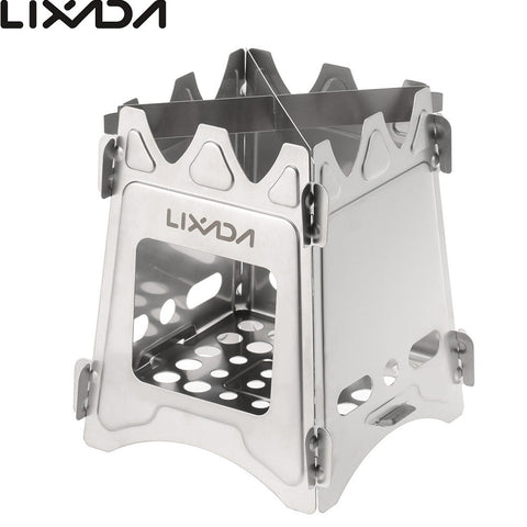 Image of ULTRALIGHT TITANIUM WOOD BURNER CAMPING STOVE