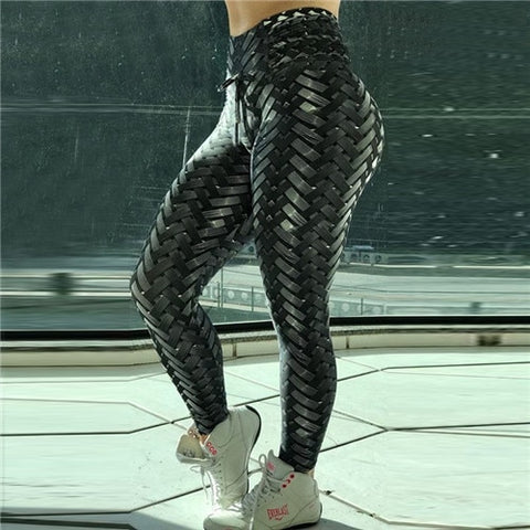 Image of LimT Armor Weave Printed Leggings
