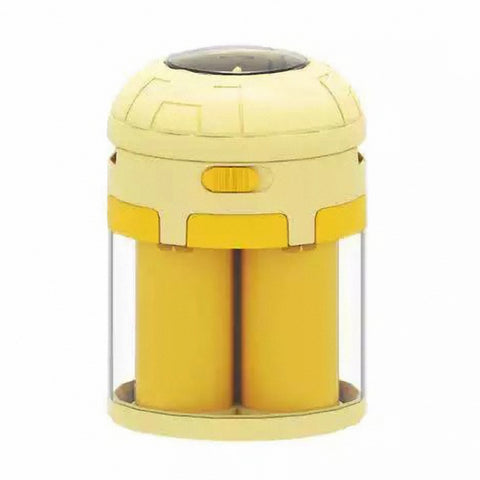 Image of LED Salt Water Chemical Powered Night Light Portable Desk Lamp - Blue