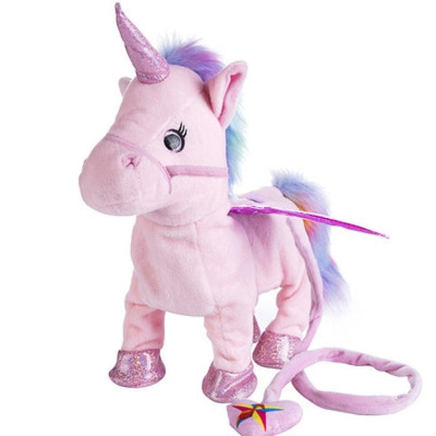 Image of Electric Walking Unicorn Plush Toy