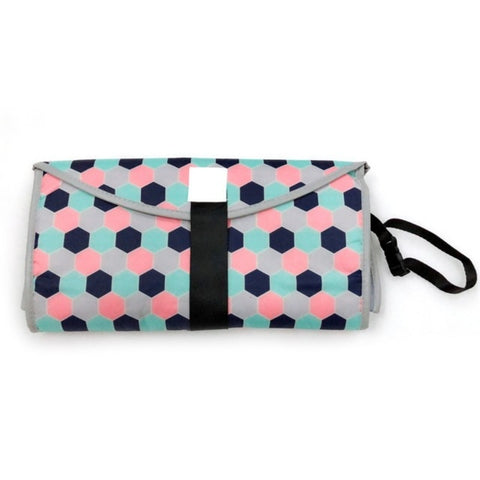 Image of Foldable Changing Pad and Diaper Bag