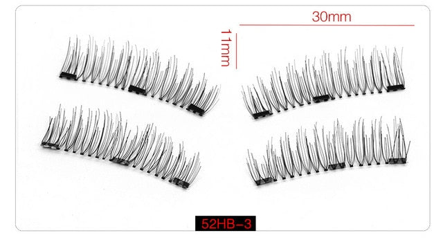 Natural Magnetic False Eyelashes w/ Gift Box