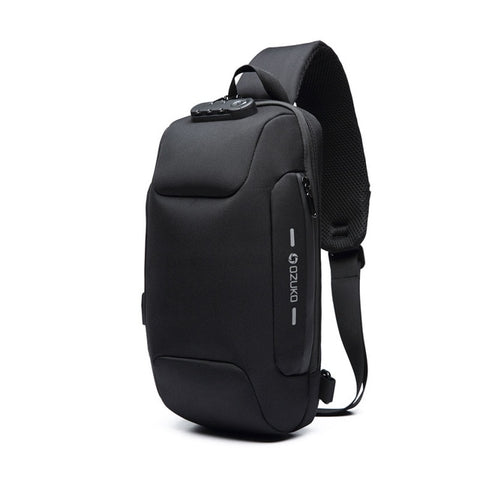 Image of OZUKO 2019 New Multifunction Crossbody Bag for Men Anti-theft Shoulder Messenger Bags Male Waterproof Short Trip Chest Bag Pack