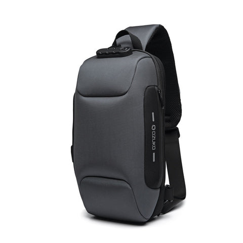 Image of OZUKO 2019 New Multifunction Crossbody Bag for Men Anti-theft Shoulder Messenger Bags Male Waterproof Short Trip Chest Bag Pack