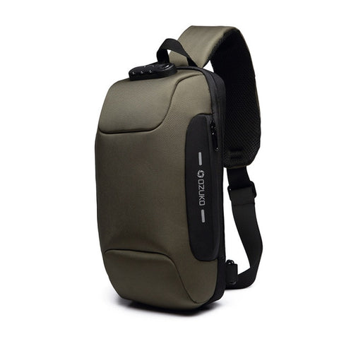Image of OZUKO 2019 New Multifunction Crossbody Bag for Men Anti-theft Shoulder Messenger Bags Male Waterproof Short Trip Chest Bag Pack