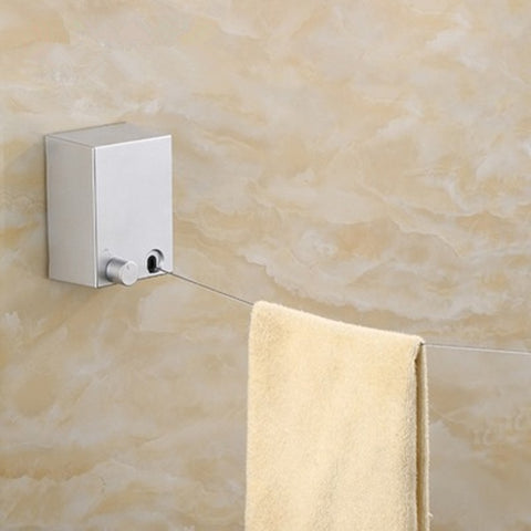 Image of Telescopic Stainless String Invisible Clothesline