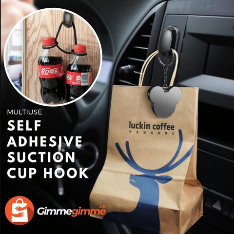 Image of Multiuse Self Adhesive Suction Cup Hook